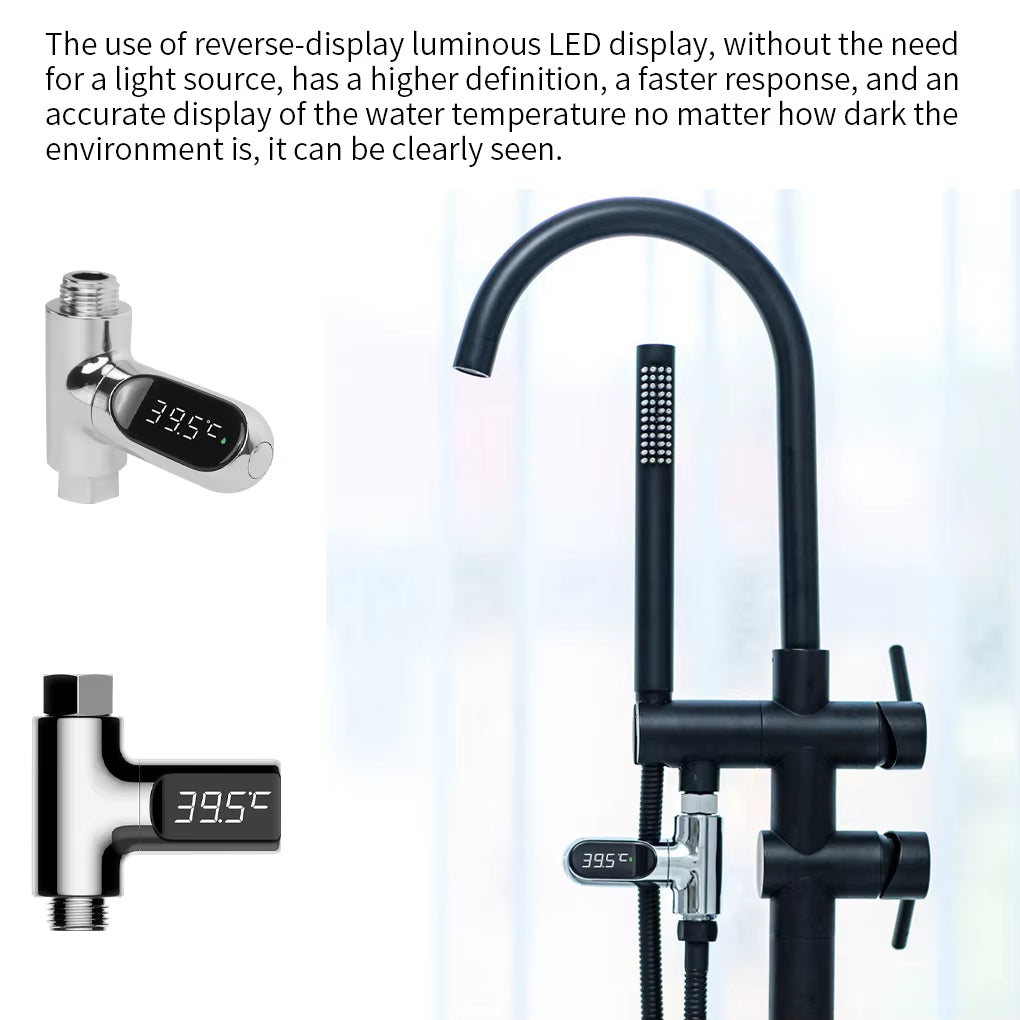 LED Digital Display Kitchen 8-85℃ Electric Temperature Meter Gauge Baby Care ABS PC Shower Thermometer Bathroom Accessories
