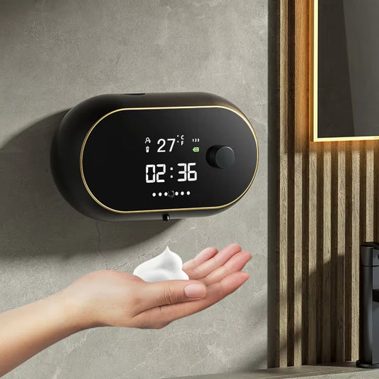 Soap Dispenser Wall Mounted Mobile Washing Hands Machine USB Portable Foam Automatic Induction Hand Sanitizer Bathroom Products